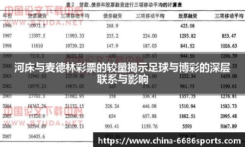 河床与麦德林彩票的较量揭示足球与博彩的深层联系与影响